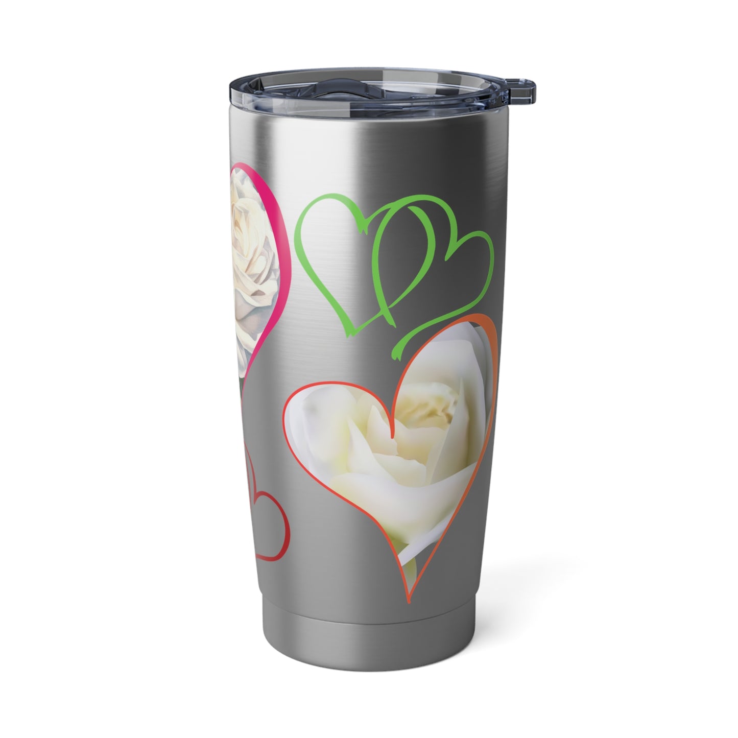 Heartfelt Floral Tumbler 20oz