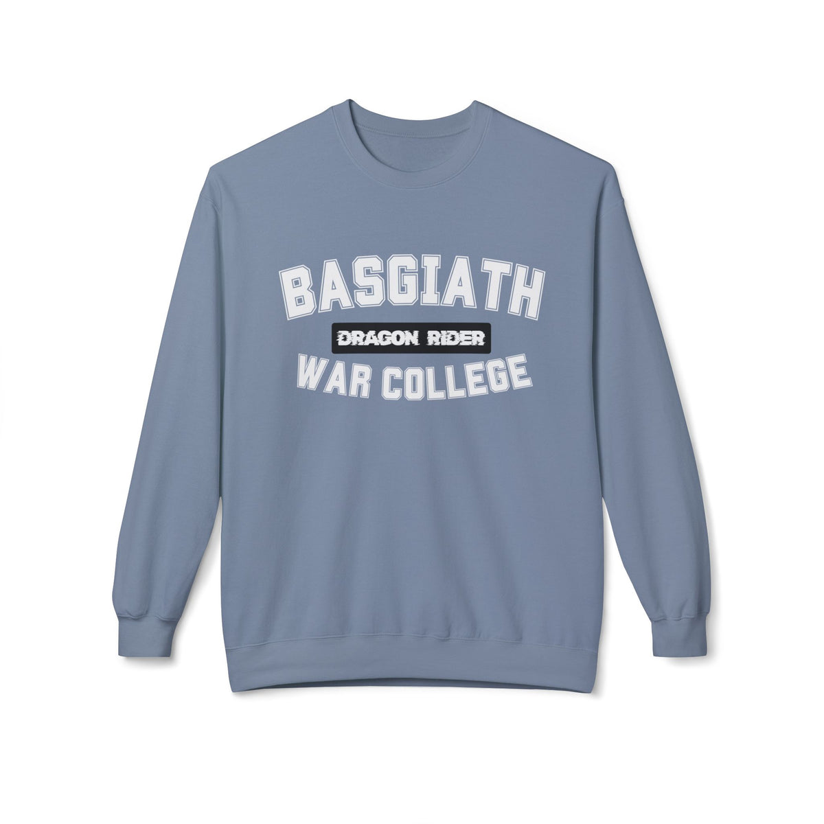 Dragon Rider War College Wingleader Crewneck Sweatshirt Print on Front and Back