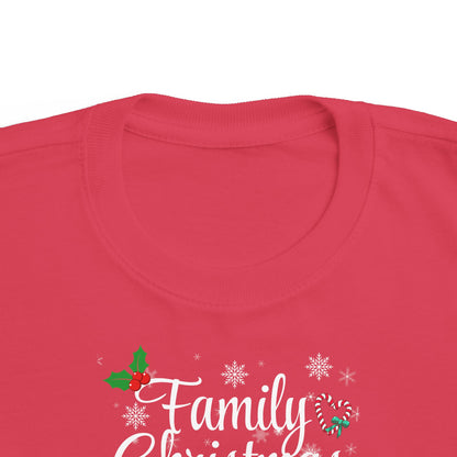 Family Christmas 2024 Toddler Tee