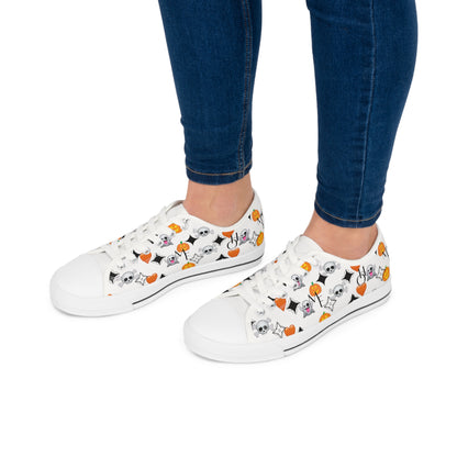 Women's Halloween Pattern Low Top Sneakers