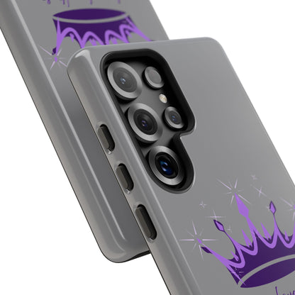 Phone Case, Amethyst on Dark Purple Crown - Love, Loyalty & Friendship
