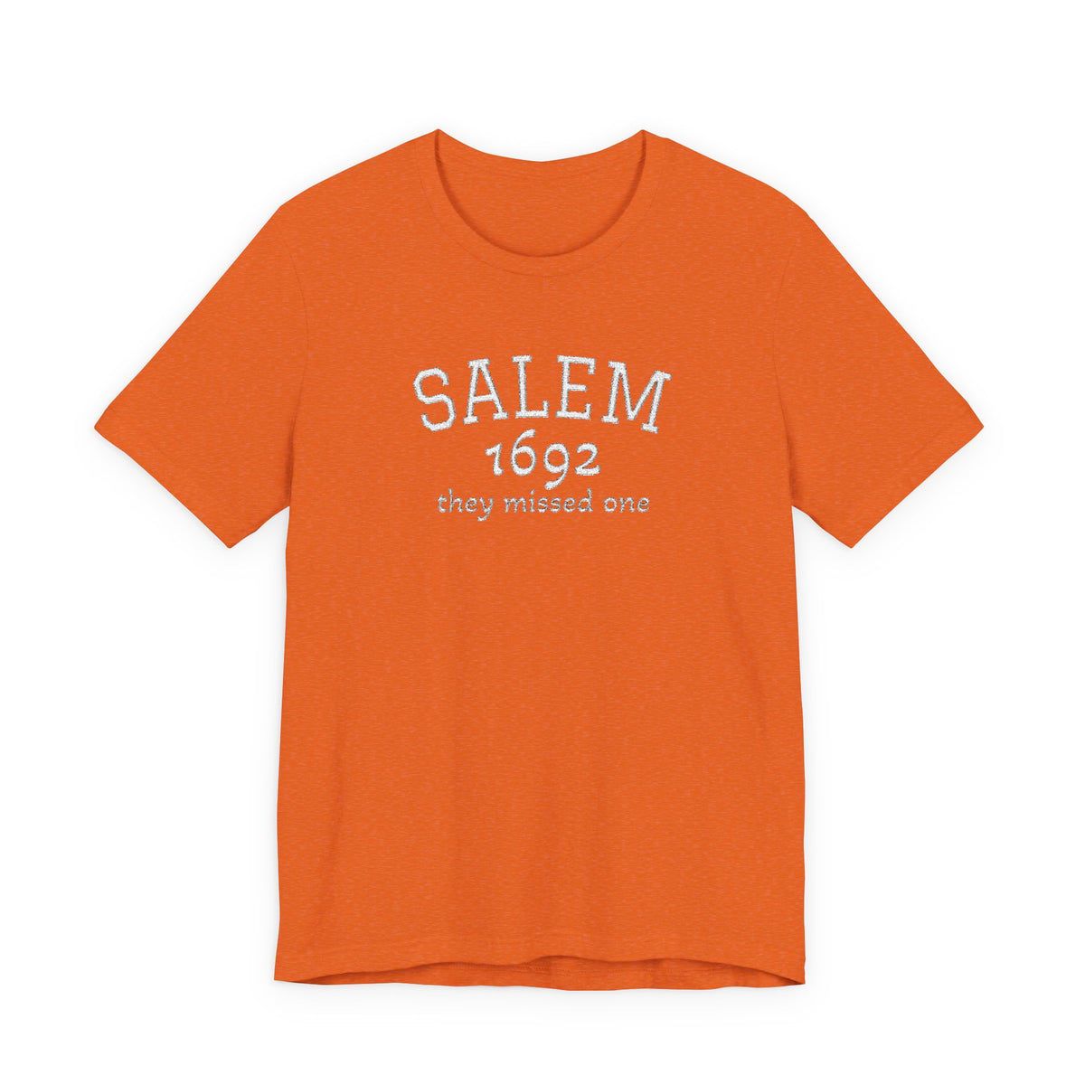 Salem 1692 Embroidered Shirt, They Missed One Witch T-Shirt, Vintage Halloween Tee