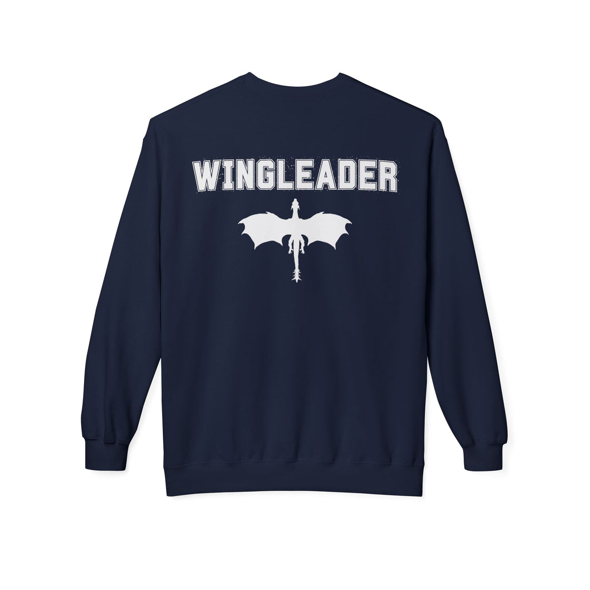 Dragon Rider War College Wingleader Crewneck Sweatshirt Print on Front and Back