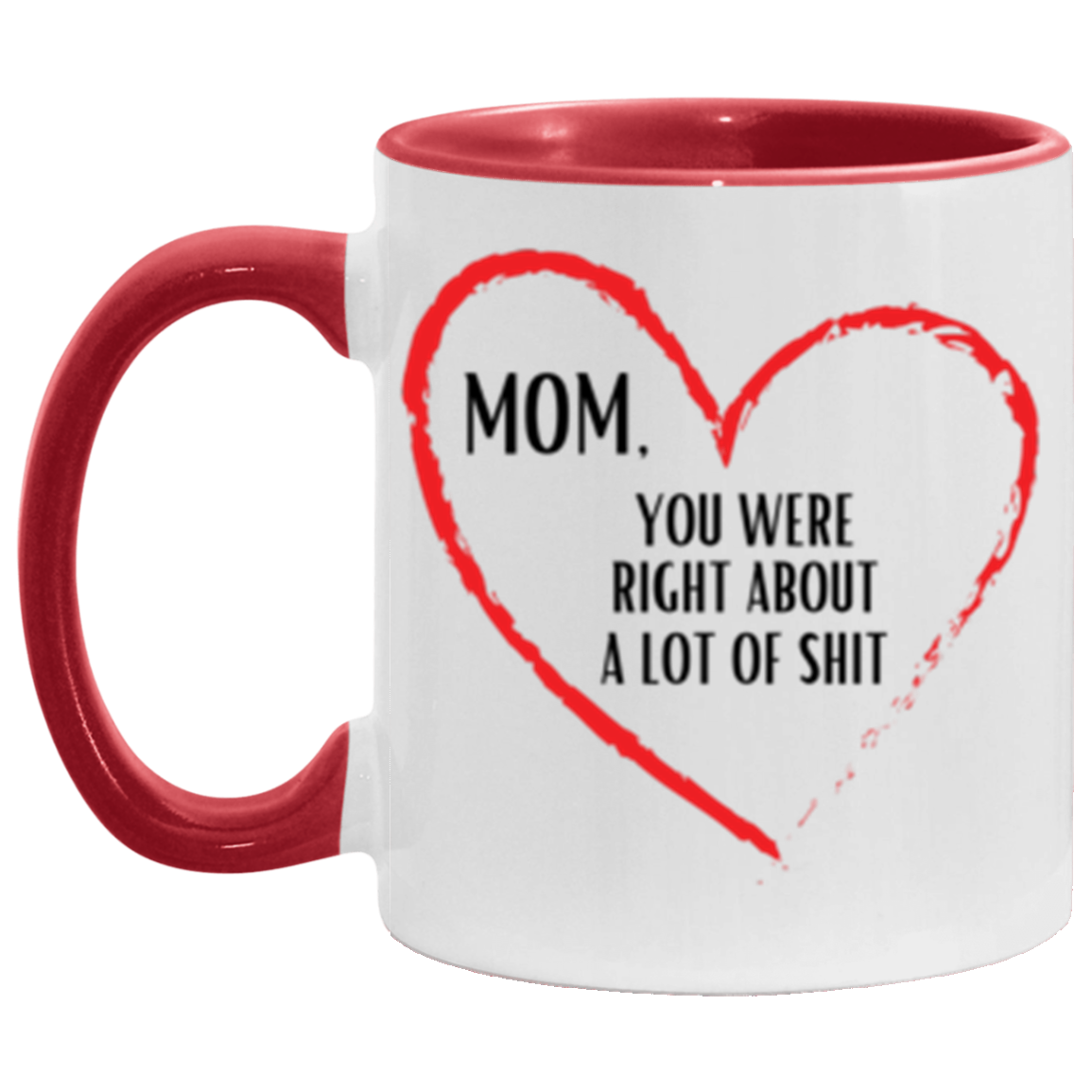 Mom You Were Right - 11oz Accent Mug