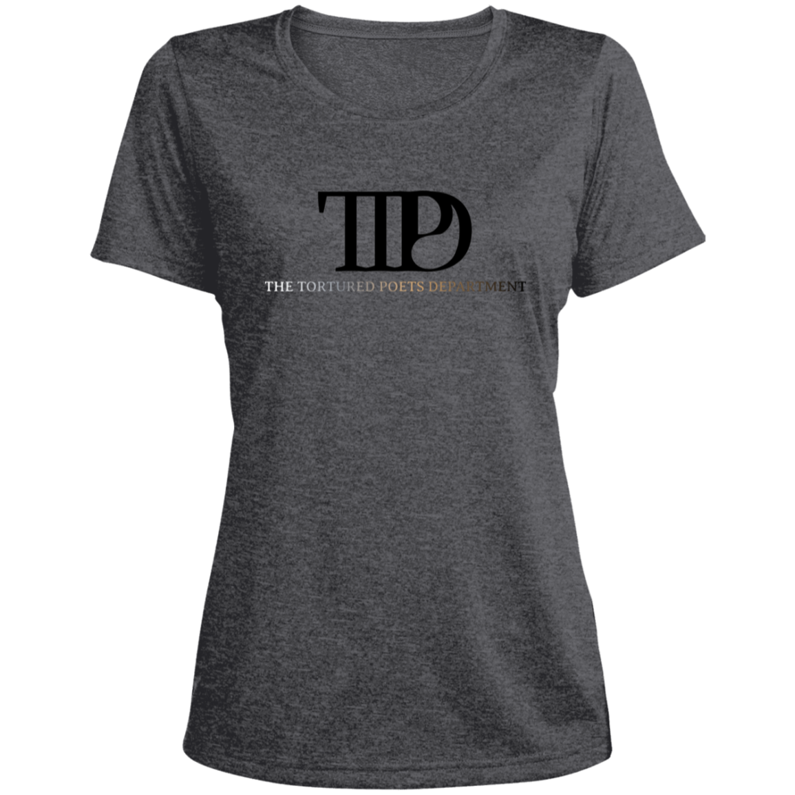 TTPD Ladies' Heather Scoop Neck Performance Tee