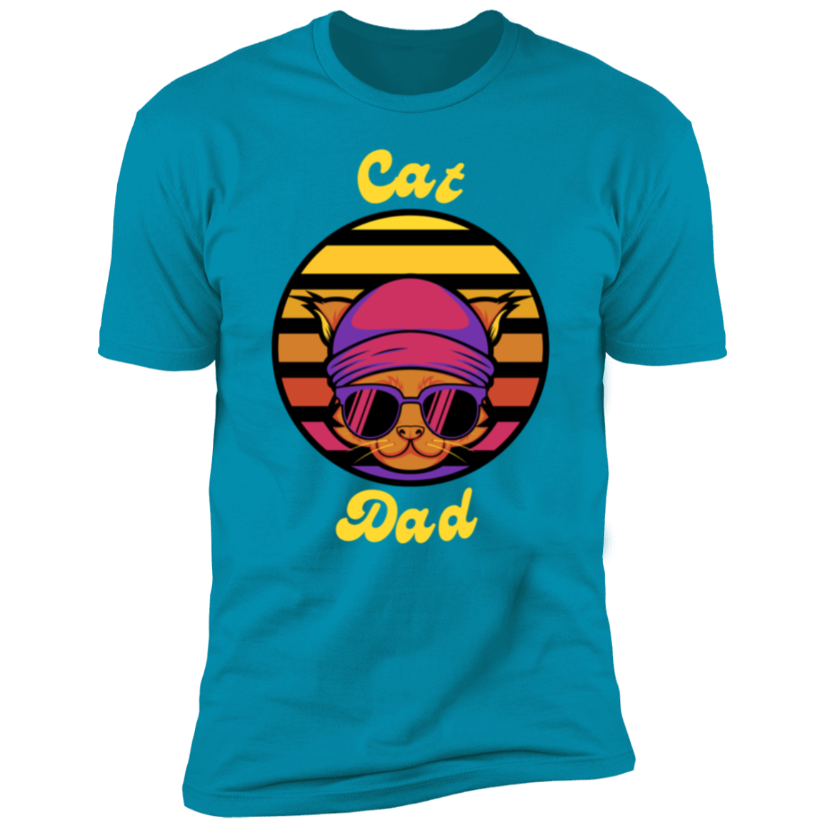 Cool Cat Dad - Short Sleeve T-Shirt