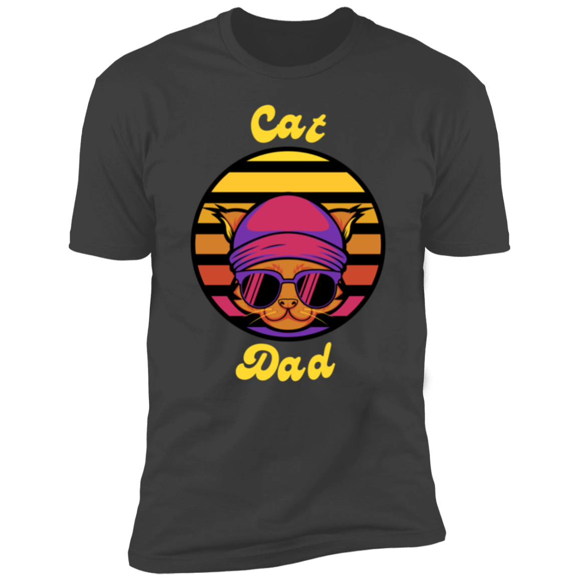 Cool Cat Dad - Short Sleeve T-Shirt