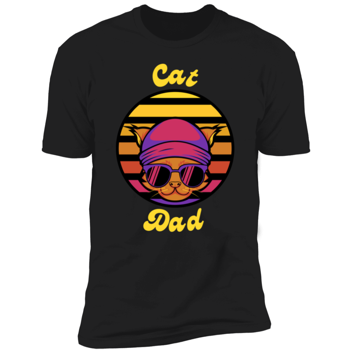 Cool Cat Dad - Short Sleeve T-Shirt