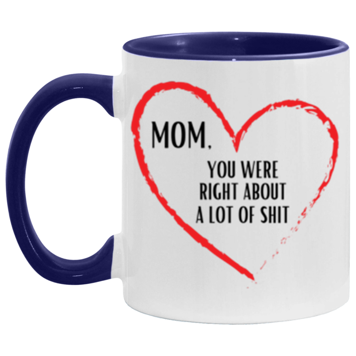 Mom You Were Right - 11oz Accent Mug