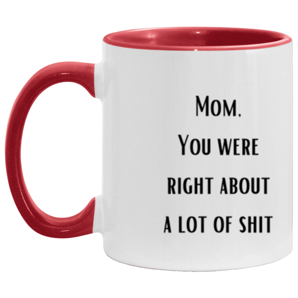 Mom, You Were Right - 11oz Accent Mug