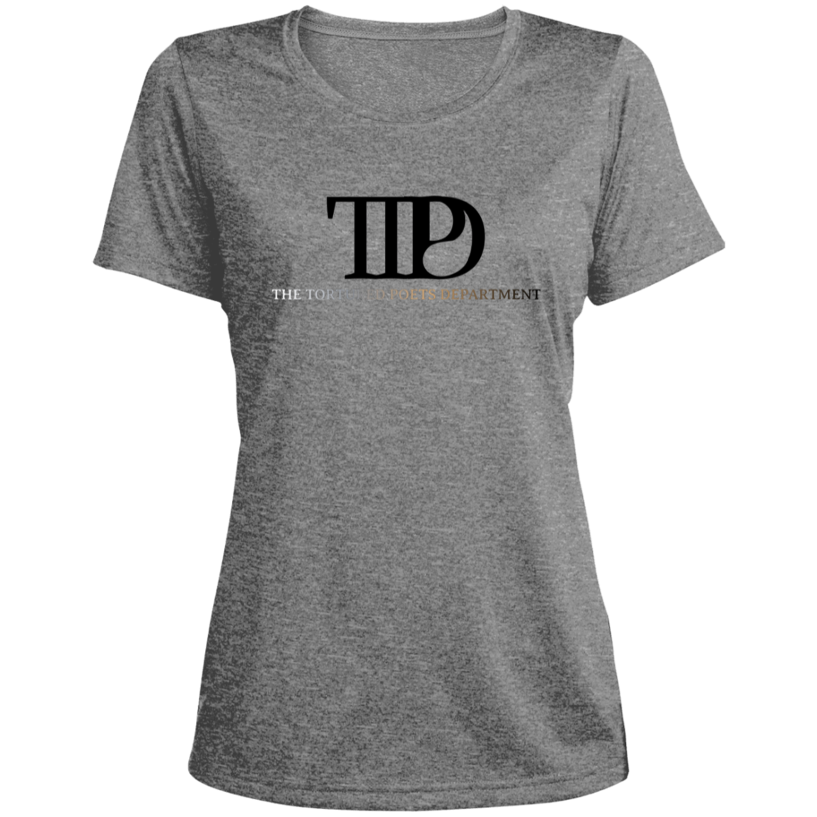 TTPD Ladies' Heather Scoop Neck Performance Tee