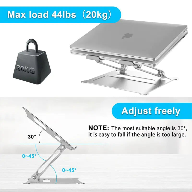 Folding Adjustable Laptop Stand