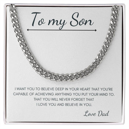 To My Son - Love Dad - Chain