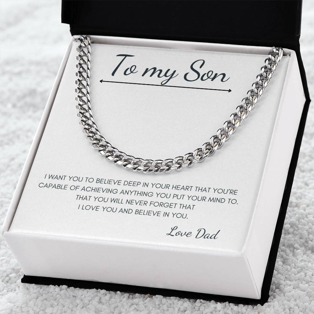 To My Son - Love Dad - Chain