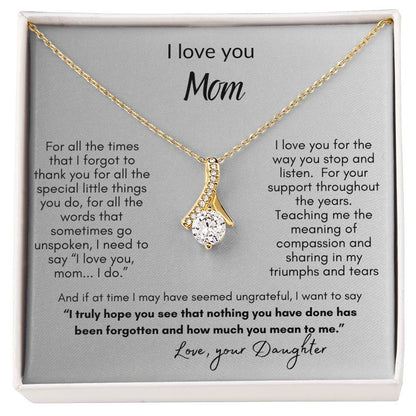 I Love You Mom From Daughter