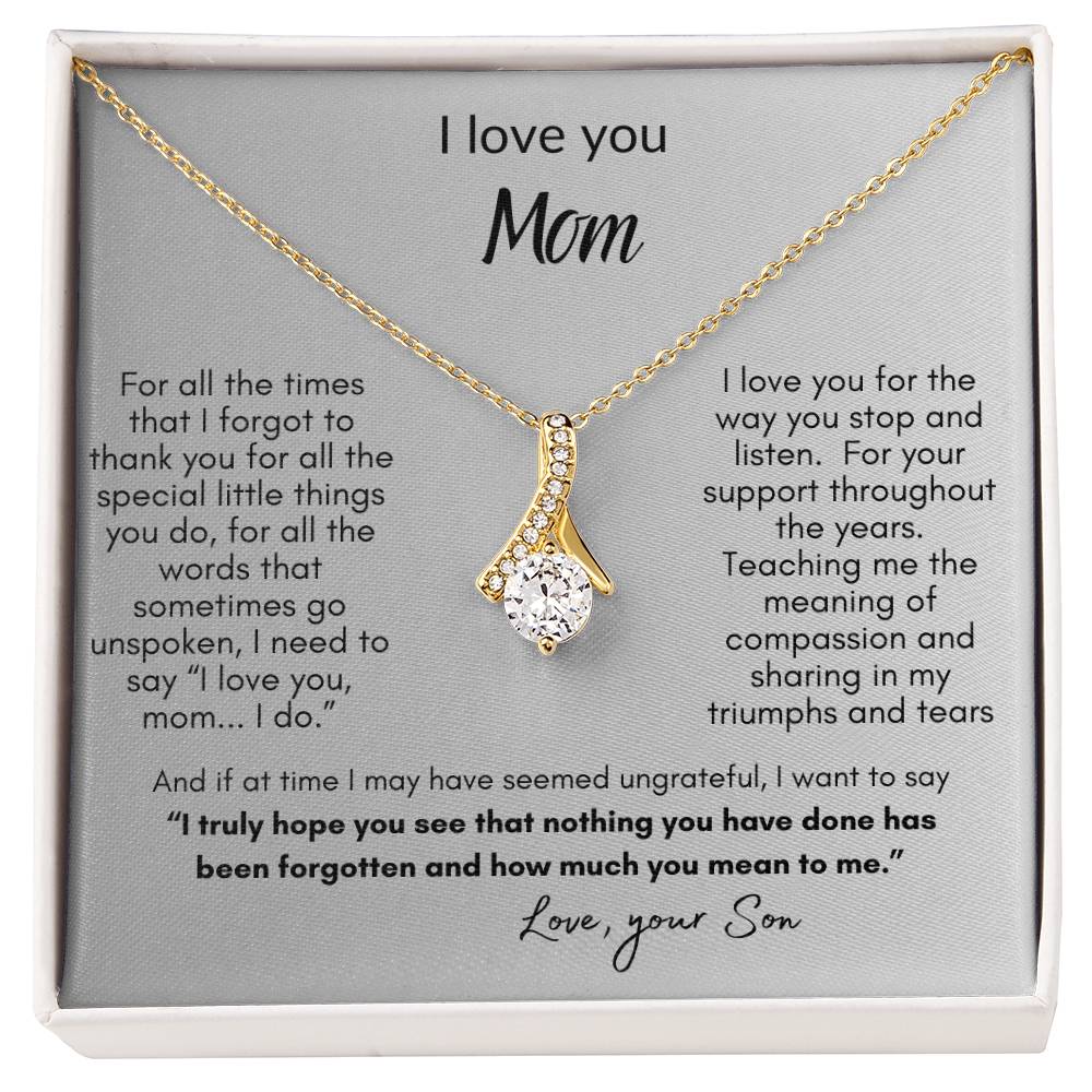 I Love You Mom From Son