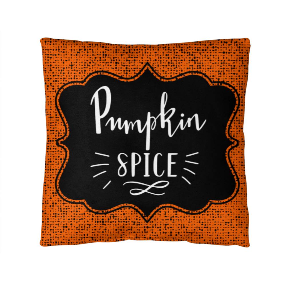 Pumpkin Spice Throw Pillow