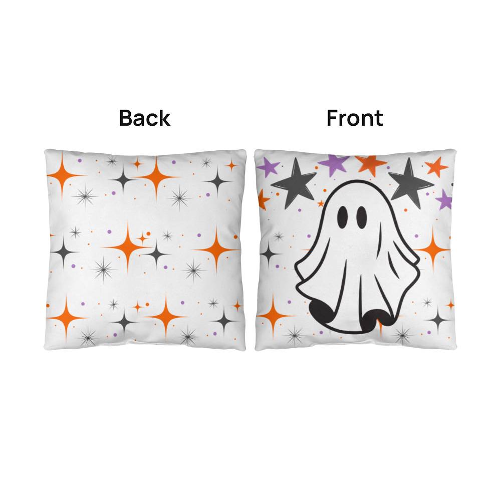 Cutesy Ghost Throw Pillow