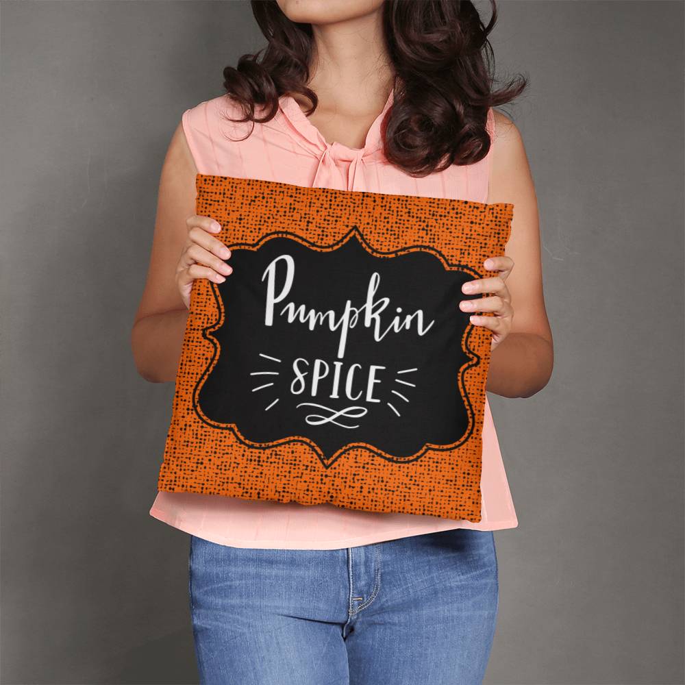 Pumpkin Spice Throw Pillow