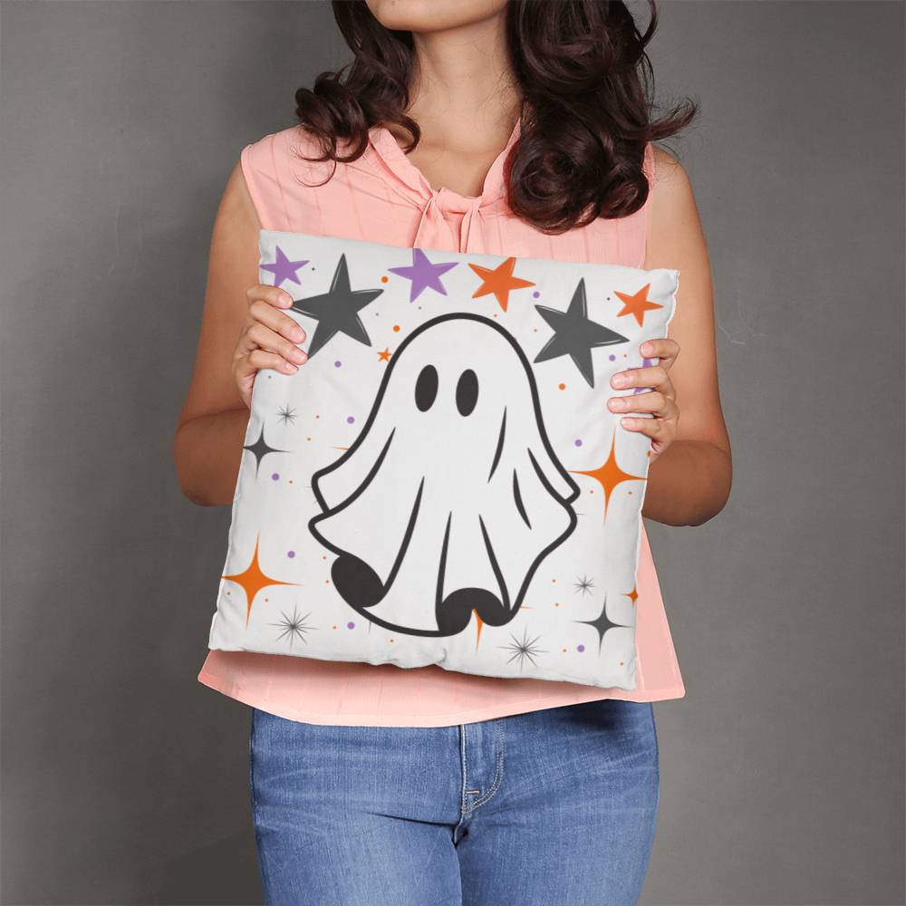 Cutesy Ghost Throw Pillow