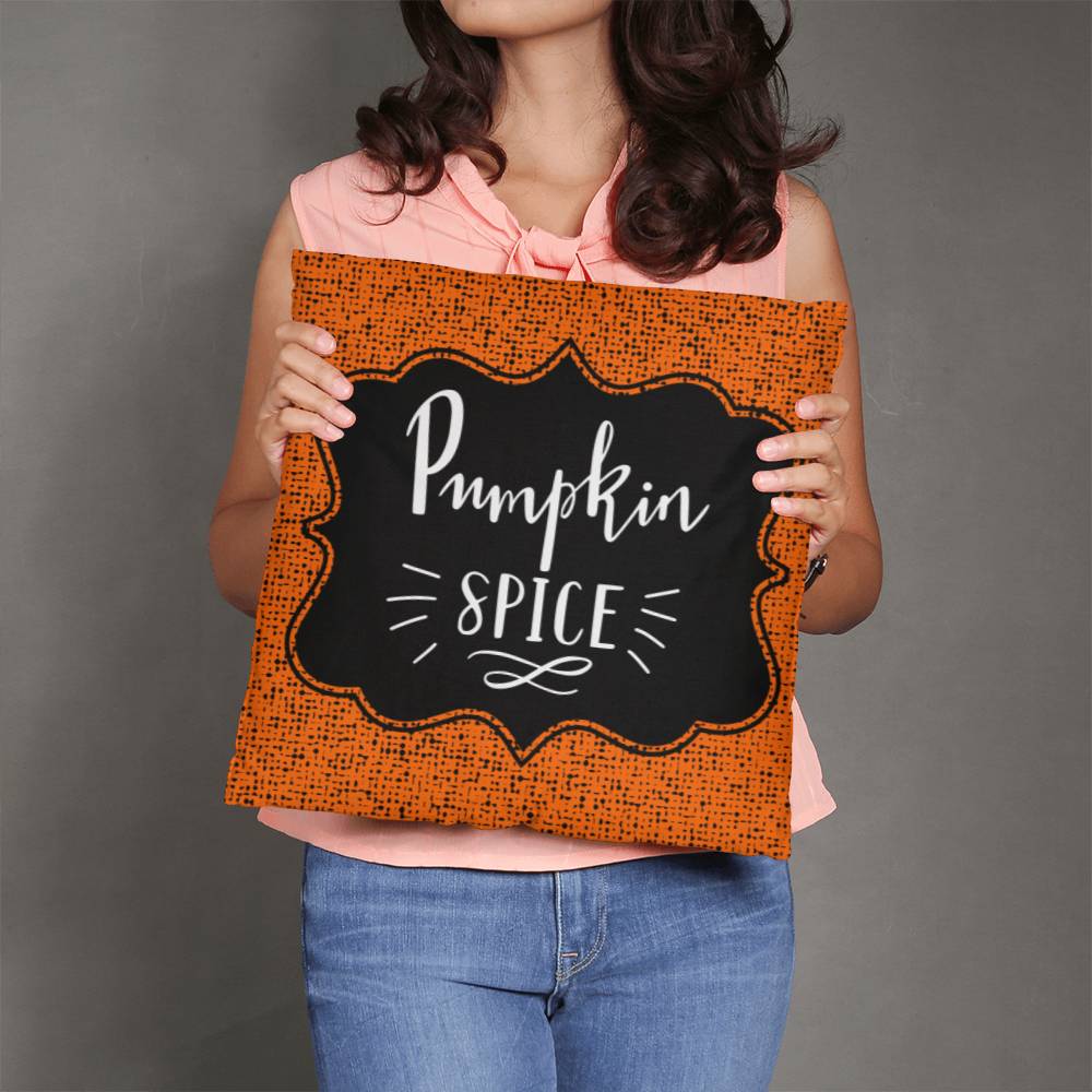 Pumpkin Spice Throw Pillow