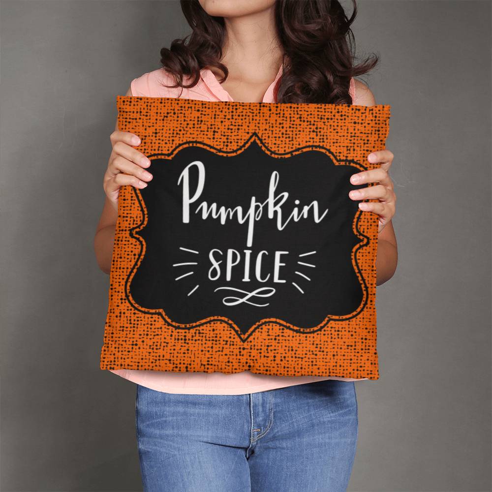 Pumpkin Spice Throw Pillow