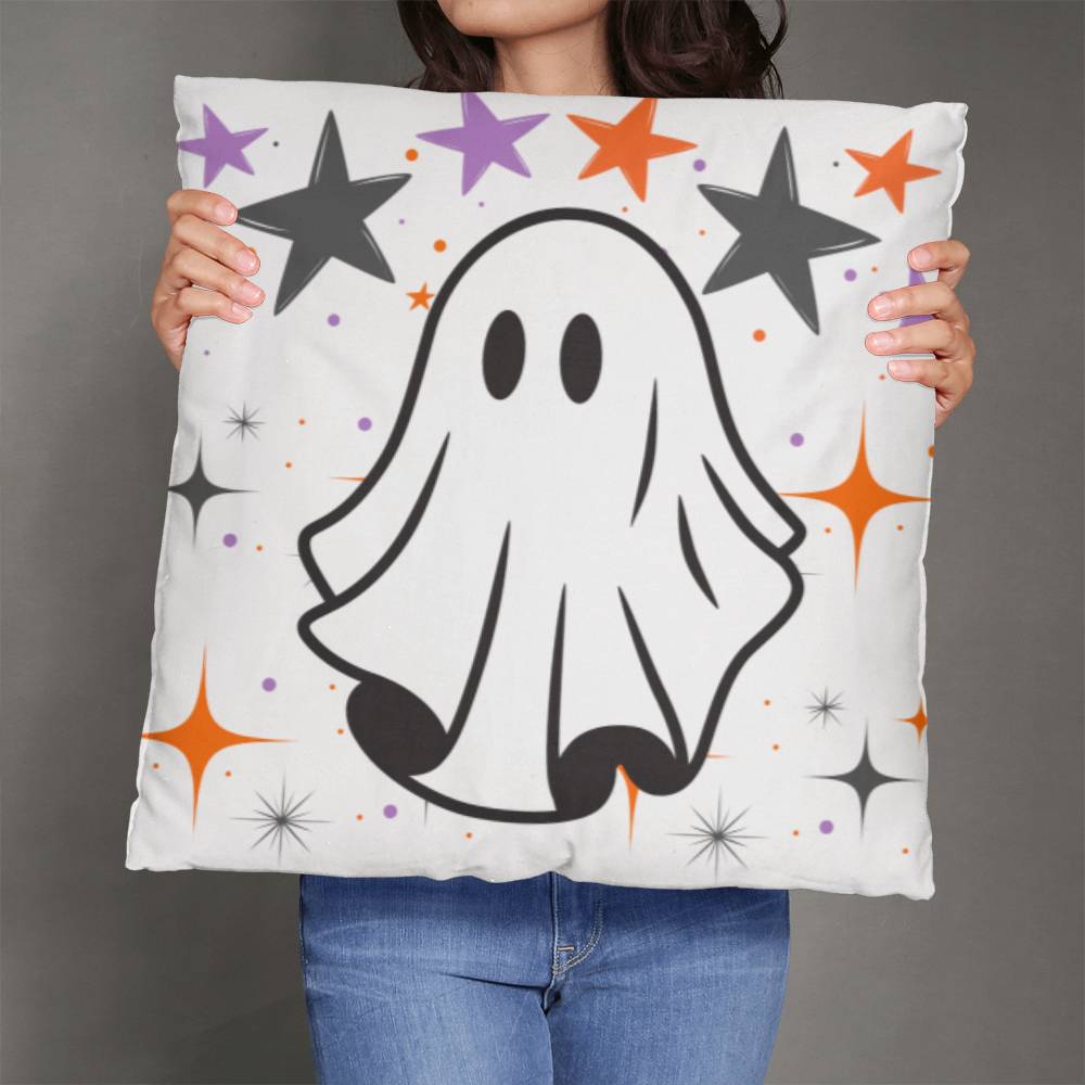 Cutesy Ghost Throw Pillow