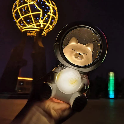 Cute Pet Astronaut LED Lamp